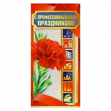 Открытка евро С профессиональным праздником 022.159 МП