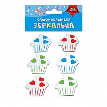 Набор для декора зеркальца самоклеящиеся Капкейки КТС-ПРО, С3750-02