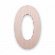 Заготовка из фанеры 9см Буква О Mr.Carving ВД-500