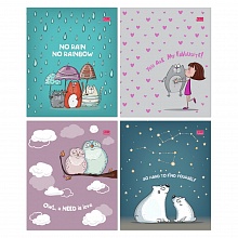 Тетрадь спираль  60л клетка Полином, 2331-60