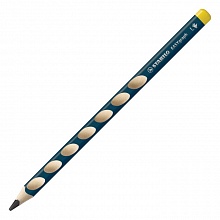 Карандаш чернографитный для левшей HB без ластика трехгранный STABILO Easy Graph 321/-HВ-6