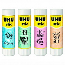 Клей-карандаш 21г UHU Pastel, 32