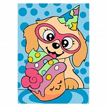 Картина по номерам 15х21см Серия Мини Happy birthday Русская живопись KHD34