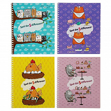 Тетрадь спираль  96л клетка Найди 5 отличий Полином, 2357-96