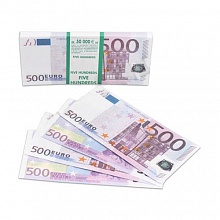 Сувенир Деньги шуточные 500 евро MILAND, 9-51-0017