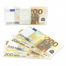Сувенир Деньги шуточные 200 евро на европодвесе MILAND, 9-51-0007