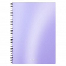 Тетрадь спираль  80л А4 клетка с пластиковой обложкой сиреневый перламутр Candy Erich Krause, 54167
