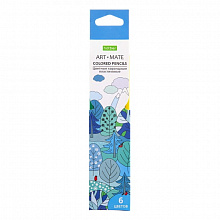 Карандаши пластиковые   6 цв. ECO ART-Mate Hatber, CS_068176