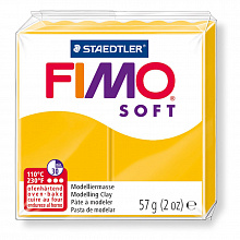 Пластика запекаемая 57г желтая Staedtler Fimo Soft, 8020-16