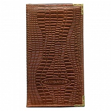 Алфавитная книжка 120х210мм 64л кожа Канцбург 9Т21