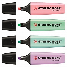 Набор текстовыделителей 4цв Original Pastel STABILO BOSS, 70/4-2
