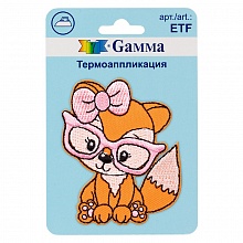 Термоаппликация №04 Лисенок 5,8х6,8см Gamma ETF 02-418