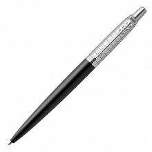 Ручка шариковая автоматическая 1мм синий стержень PARKER Jotter Premium K176 Bond Street Black CT M 1953195