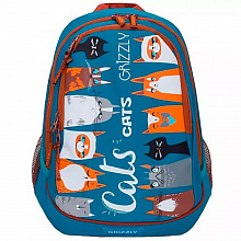 Рюкзак 29х40х20см бирюзовый GRIZZLY RD-832-1