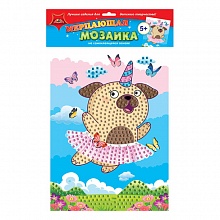 Мозаика из мягкого пластика мерцающая А3 Щенячий восторг КТС-ПРО, С1573-65
