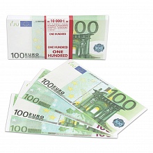Сувенир Деньги шуточные 100 евро на европодвесе MILAND, 9-51-0013