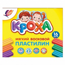 Пластилин 16 цв восковой Кроха Луч 28С1646-08