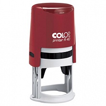 Оснастка для печати d=41,5мм синий, корпус темно-красный Colop PRINTER R40 dark red