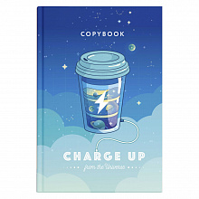 Тетрадь  96л клетка Подзарядись твердый переплет ФЕНИКС 57417