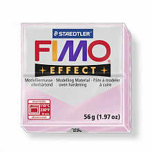 Пластика запекаемая 57г розовый кварц Staedtler Fimo Effect, 8020-206