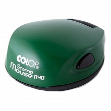 Оснастка для печати d=40мм карманная синий, корпус паприка Colop STAMP MOUSE R40 paprika