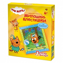 Аппликация пайетками Три кота. Коржик Фантазер, 405110