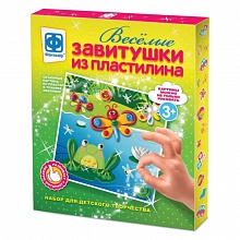 Веселые завитушки из пластилина набор №4 Фантазер 447104