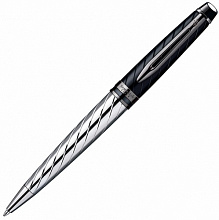 Ручка шариковая с поворотным механизмом Waterman Expert 3 Precious Black CT M синий 1мм S0963360