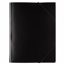 Папка с резинкой пластик А5 черная эффект песка Expert Complete Classic Lite, EC23444511