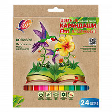 Карандаши пластиковые  24 цв ZOO Луч, 29с1742-08