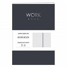 Блокнот-бизнес А5 80л линия кожзам интегральный переплет Work book 3 Канц-эксмо БТКФВБ5804861