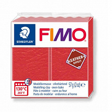 Пластика запекаемая 57г арбуз Staedtler Fimo Leather-Effect, 8010-249