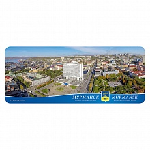 Магнит Мурманск 60х148мм пл. Пять Углов ДЦ Арктика лето МГНП2-21