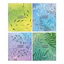 Тетрадь  96л клетка ассорти Нежные паттерны Полином, 3318      