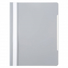 Скоросшиватель пластиковый А4 серый Бюрократ PS20GREY/816298