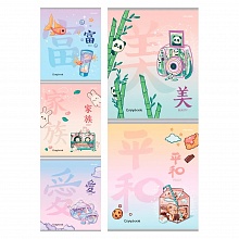 Тетрадь  48л клетка Kawaii ассорти Проф-Пресс, 48-3996