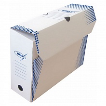 Короб архивный 100мм картон Крис АС-9