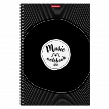 Тетрадь для нот спираль 24л А4 Just Music Erich Krause, 49704