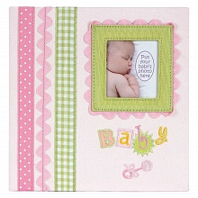 Фотоальбом на 180 фото 10х15 Baby memories pink карманы, Q4403614M