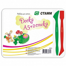 Дощечка для пластилина А5 2 стека СТАММ НЛ21