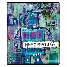 Тетрадь предметная Информатика 48л клетка Граффити Феникс, 60481