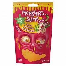 Слайм 200мл запах червивый мухомор Monster's Slime Kiki, MS003