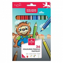 Карандаши  36 цв. Koh-I-Noor Львенок, 3555/36 lion