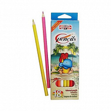 Карандаши  18 цв. Koh-I-Noor Птицы 3553/18 1 KS