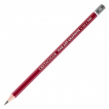 Карандаш чернографитный  4B без ластика шестигранный CLEOS CretacoloR, CC160 04