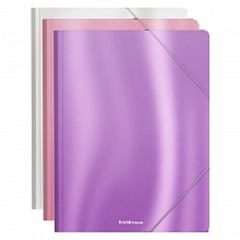 Папка с резинкой пластик А4 ассорти Glossy Candy Erich Krause, 55074
