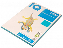 Бумага для офисной техники цветная А4 80г/м2 100л светло-синий класс А IQ Color, AB48