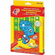 Картина из пластилина Мышка Луч 28с1649-08