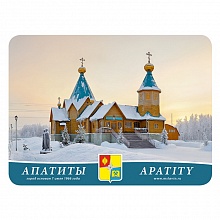 Магнит Апатиты 63х85мм Храм МГНМО2-34
