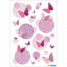Наклейки Цветные ежики HERMA DECOR 15227